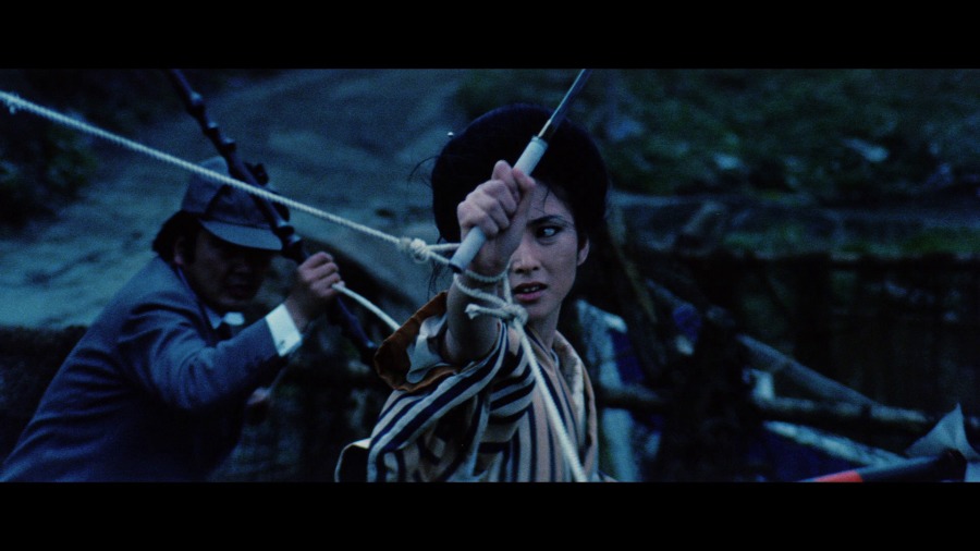 Screen capture from The Complete Lady Snowblood