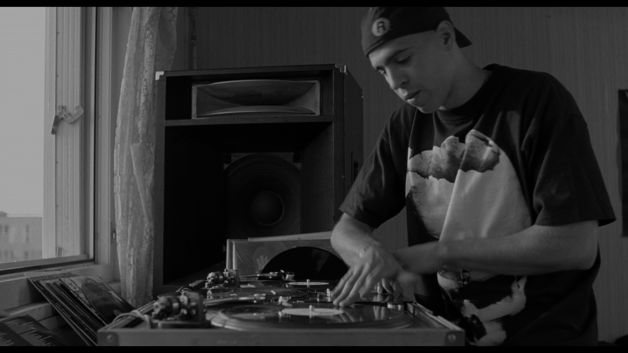 Screen capture from La haine