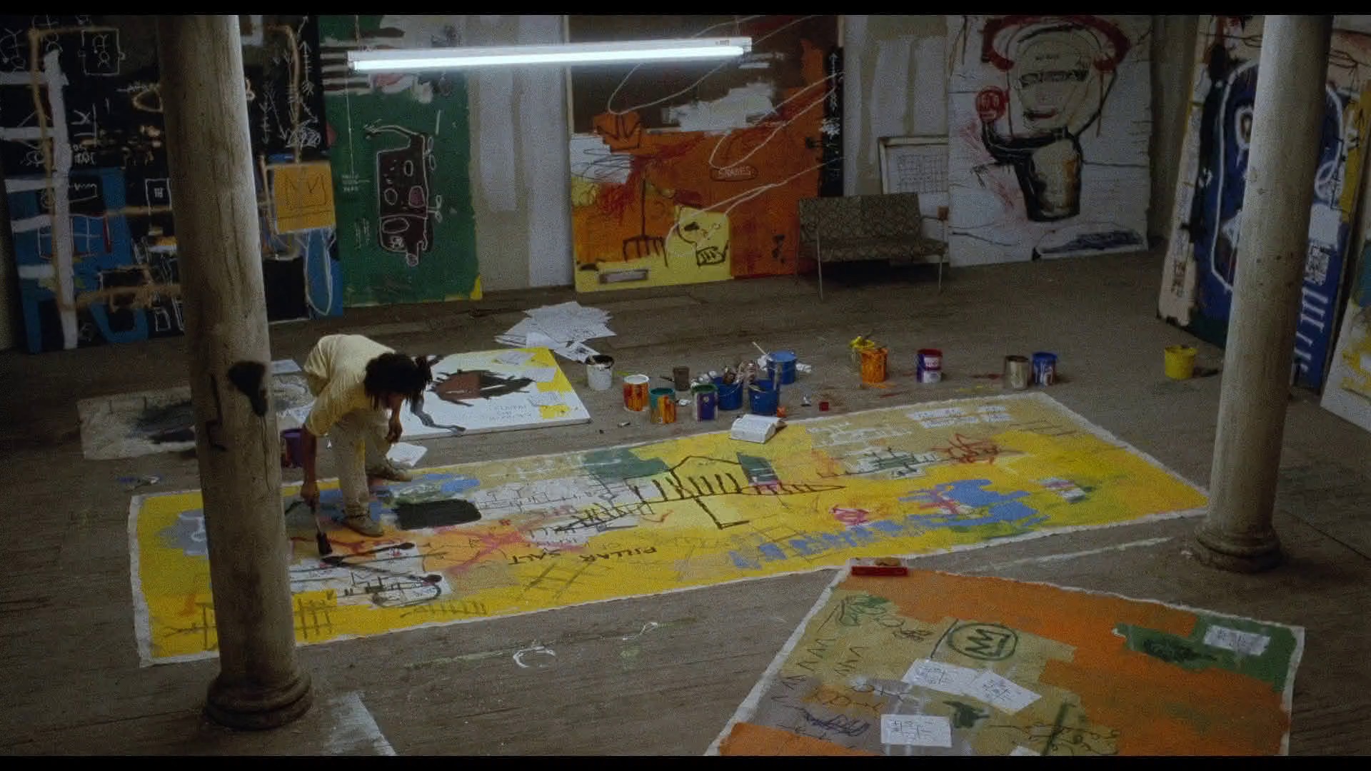 Screen capture from Basquiat