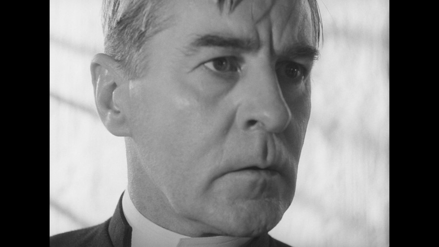Screen capture from Winter Light