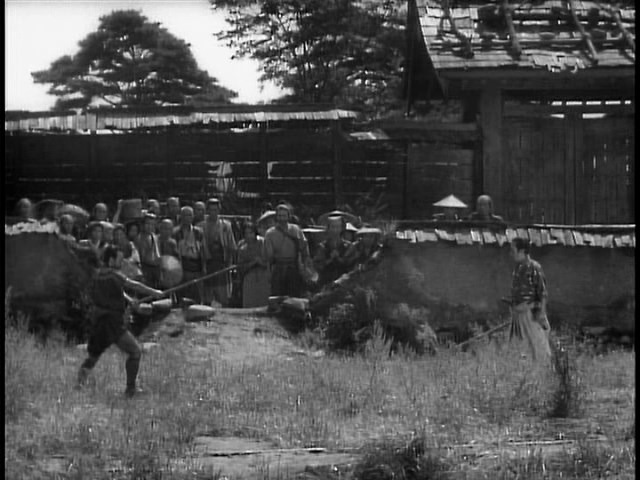 Screen capture from Seven Samurai