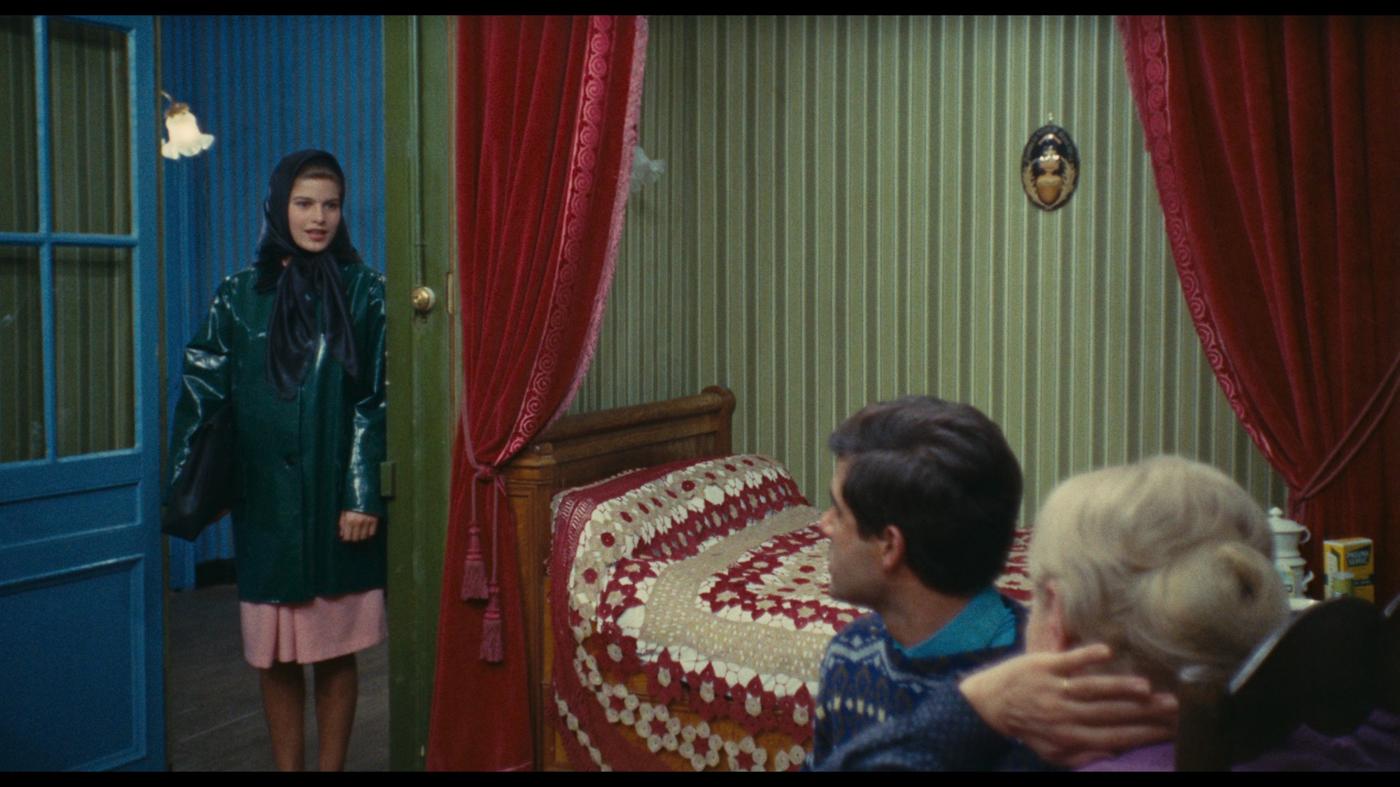 Screen capture from The Umbrellas of Cherbourg