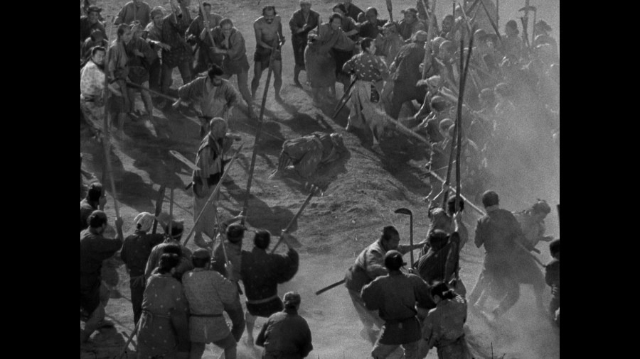 Screen capture from Seven Samurai