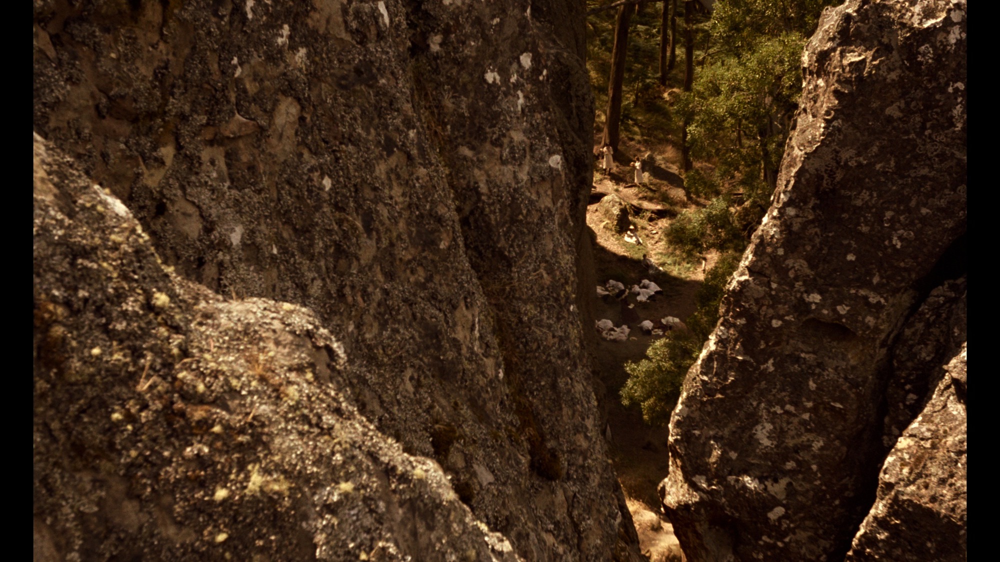 Screen capture from Picnic at Hanging Rock