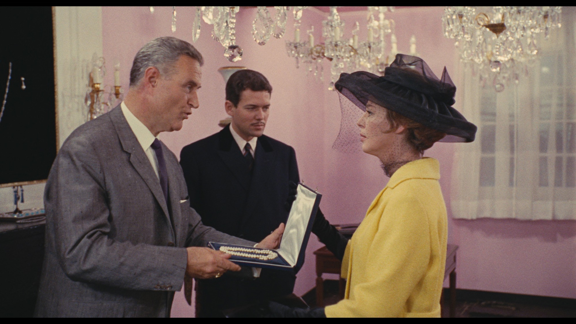 Screen capture from The Umbrellas of Cherbourg