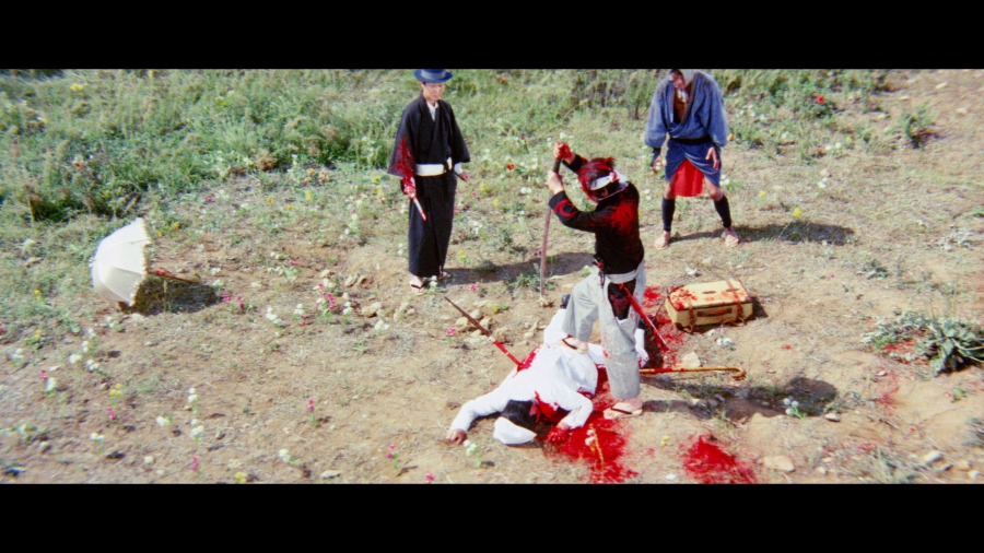 Screen capture from The Complete Lady Snowblood