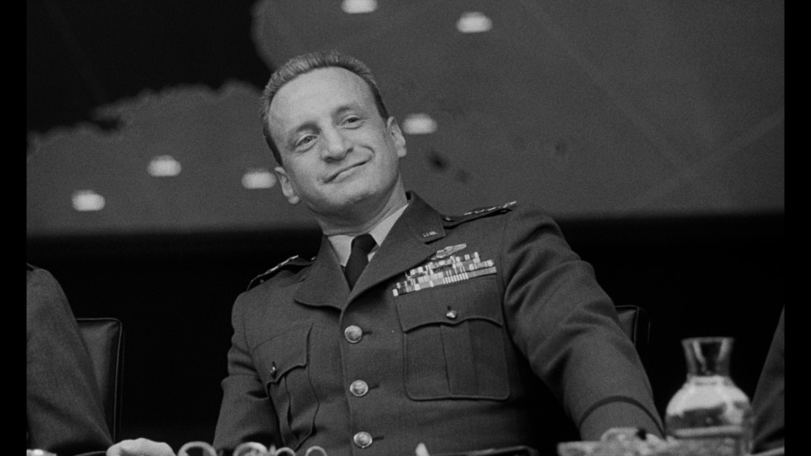 Screen capture from Dr. Strangelove, or: How I Learned to Stop Worrying and Love the Bomb