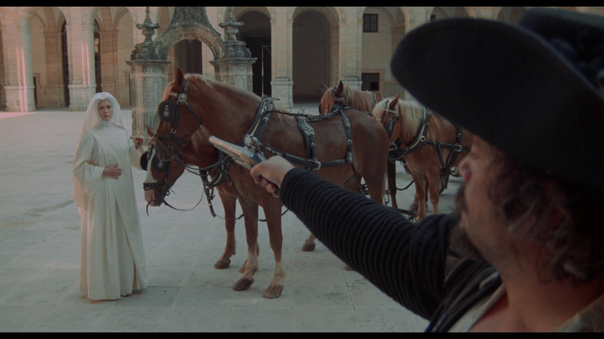 Screen capture from The Three Musketeers / The Four Musketeers: Two Films by Richard Lester