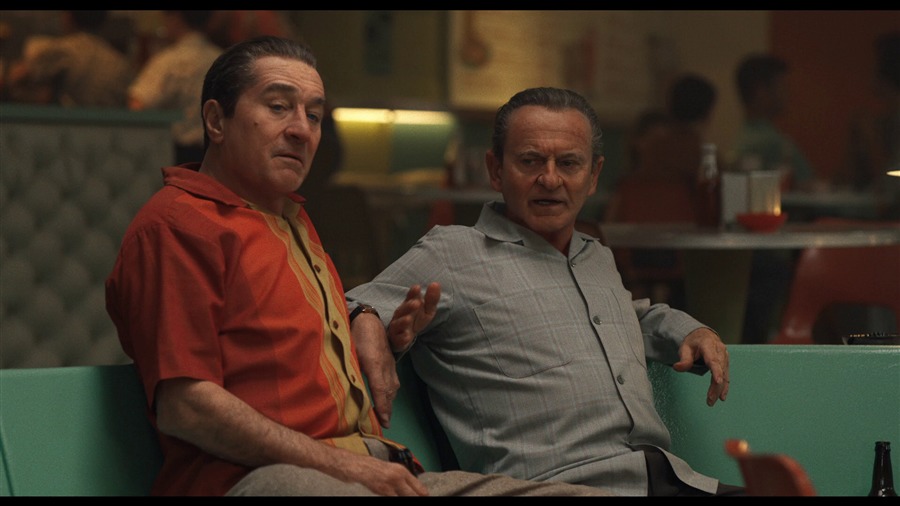 Screen capture from The Irishman