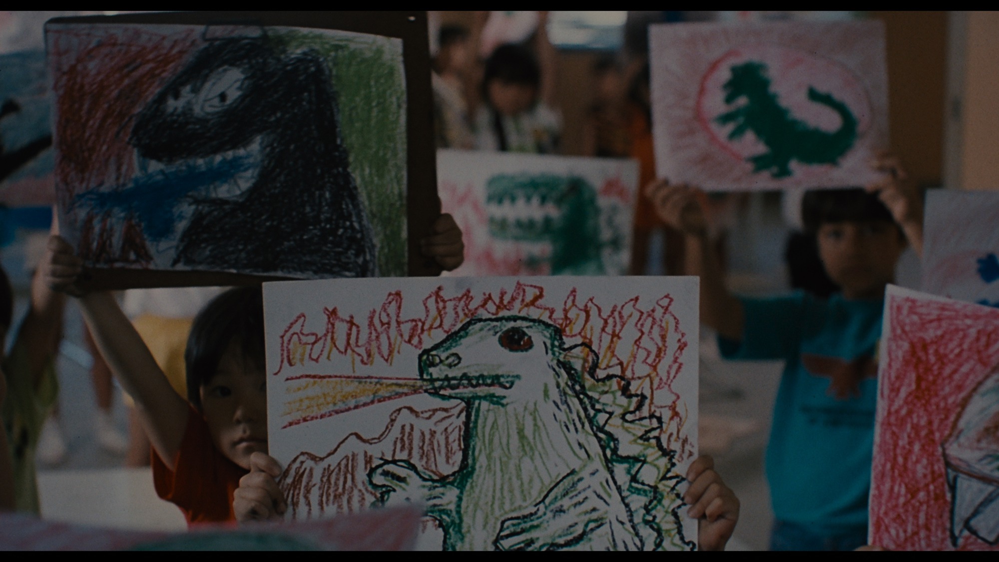 Screen capture from Godzilla vs. Biollante