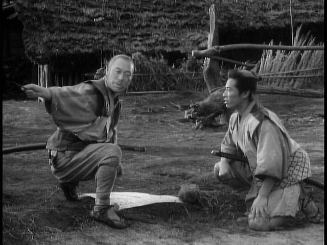 Screen capture from Seven Samurai