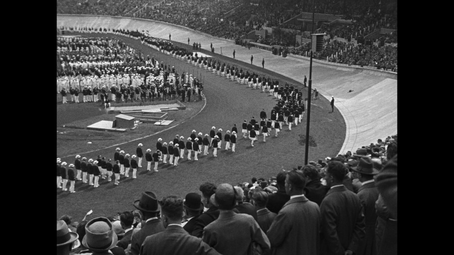 Screen capture from 100 Years of Olympic Films