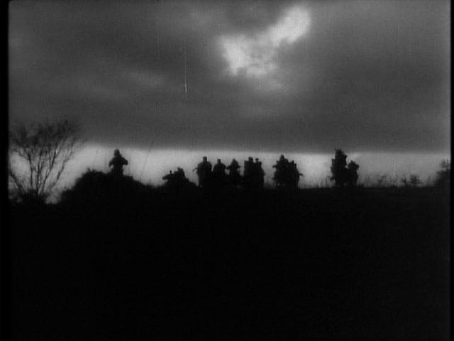 Screen capture from Seven Samurai