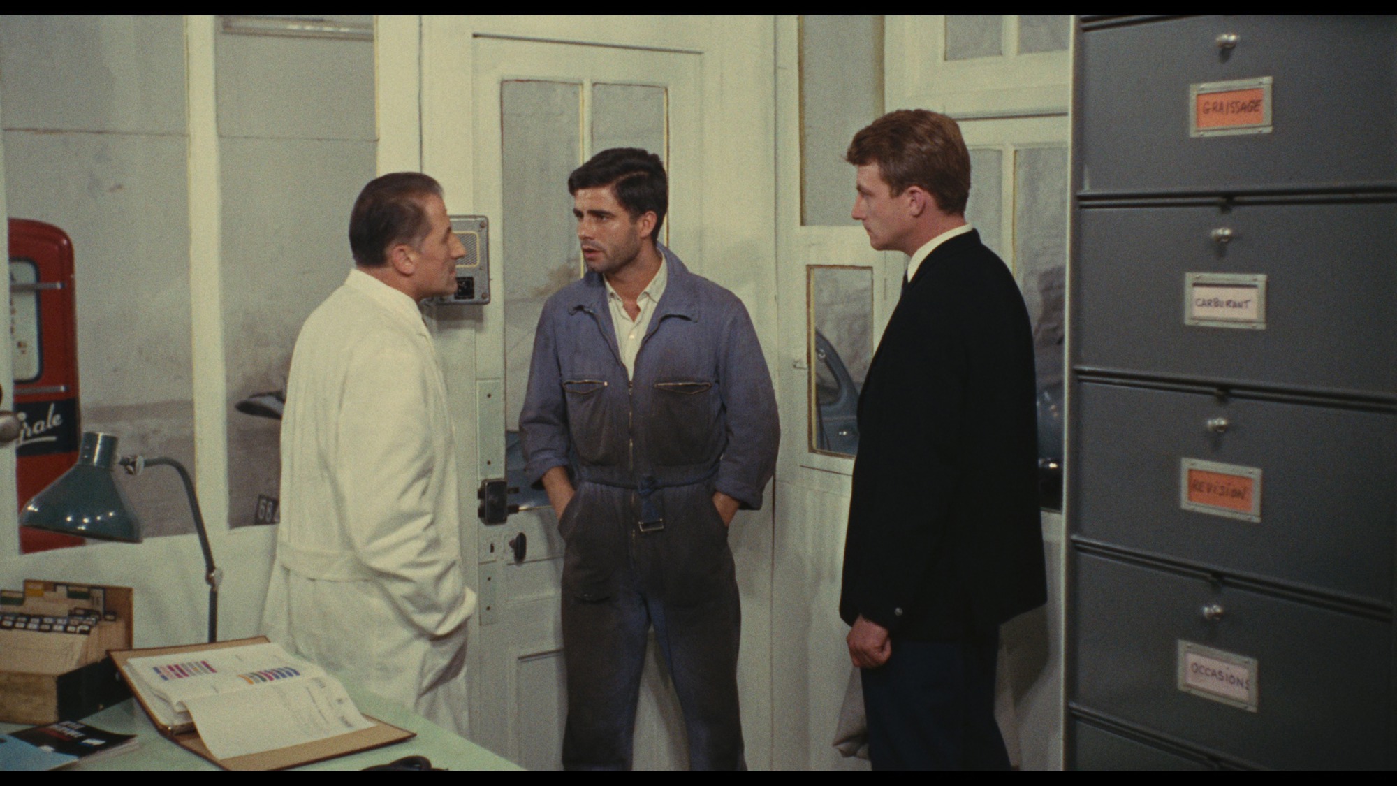 Screen capture from The Umbrellas of Cherbourg