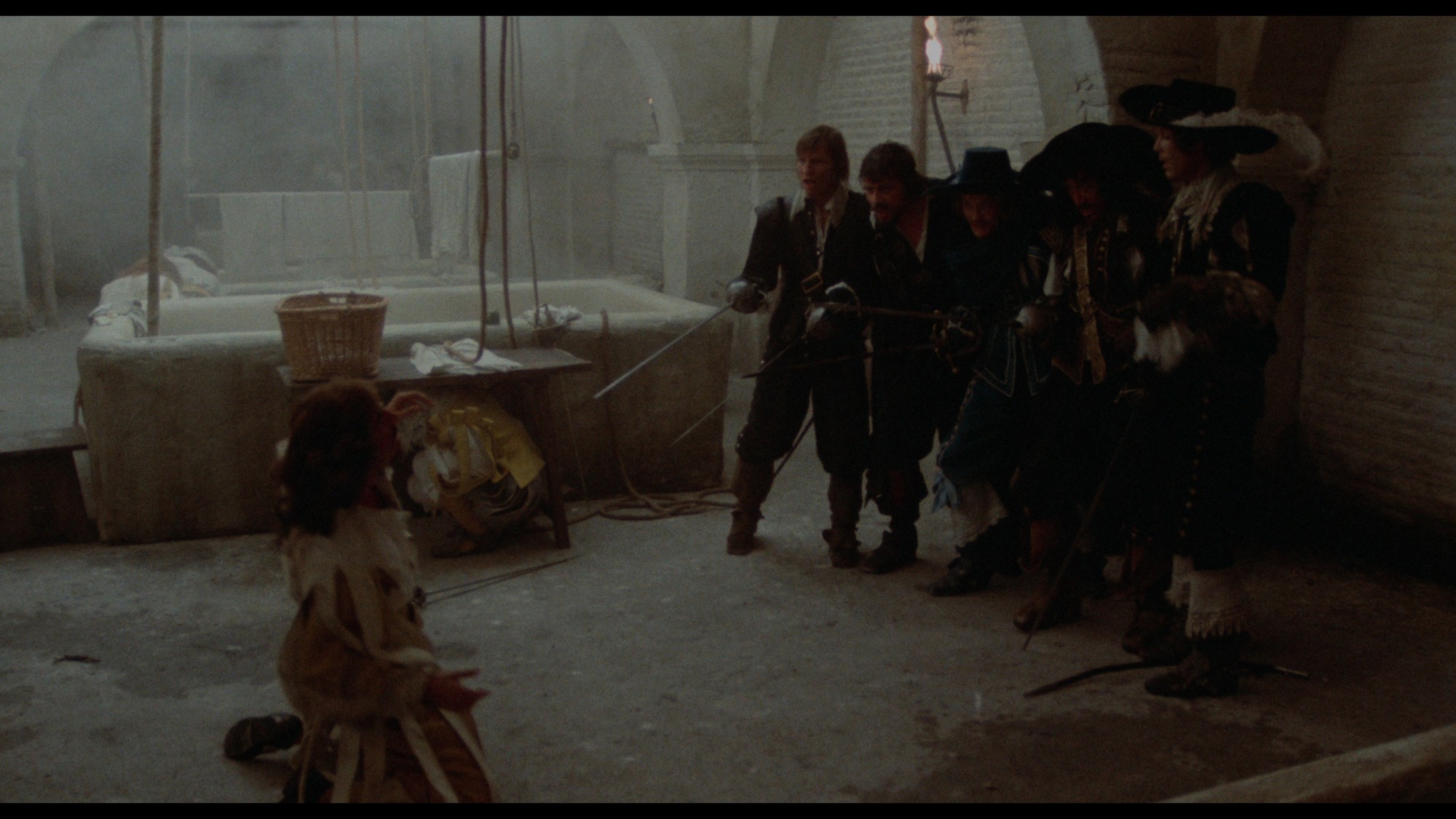 Screen capture from The Three Musketeers / The Four Musketeers: Two Films by Richard Lester