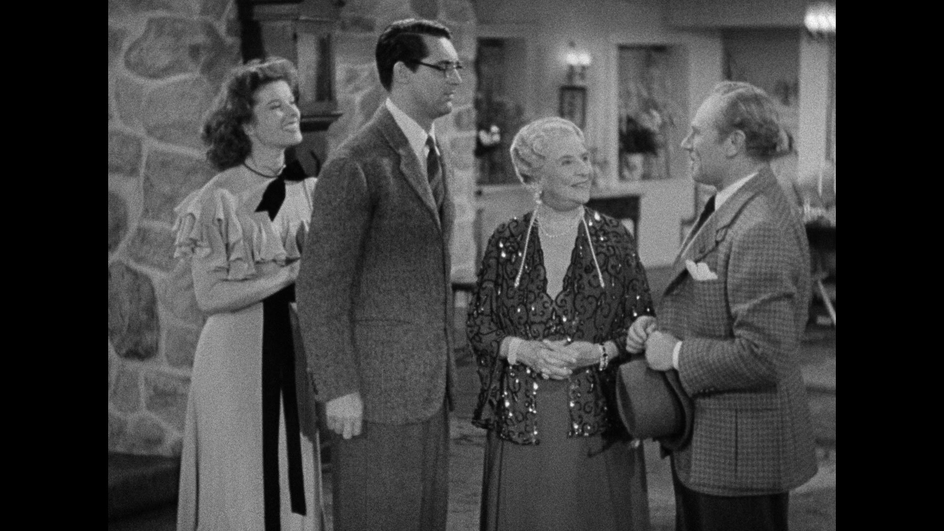 Screen capture from Bringing Up Baby