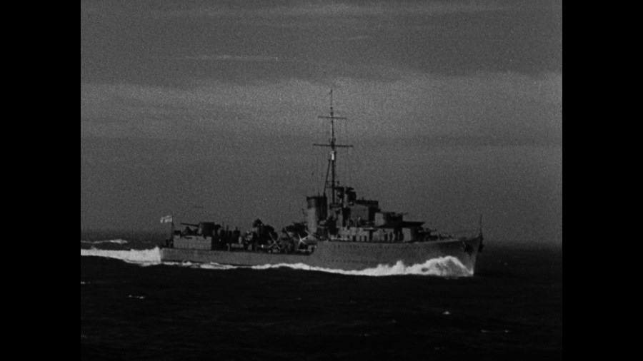 Screen capture from In Which We Serve