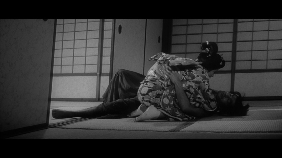 Screen capture from Three Outlaw Samurai