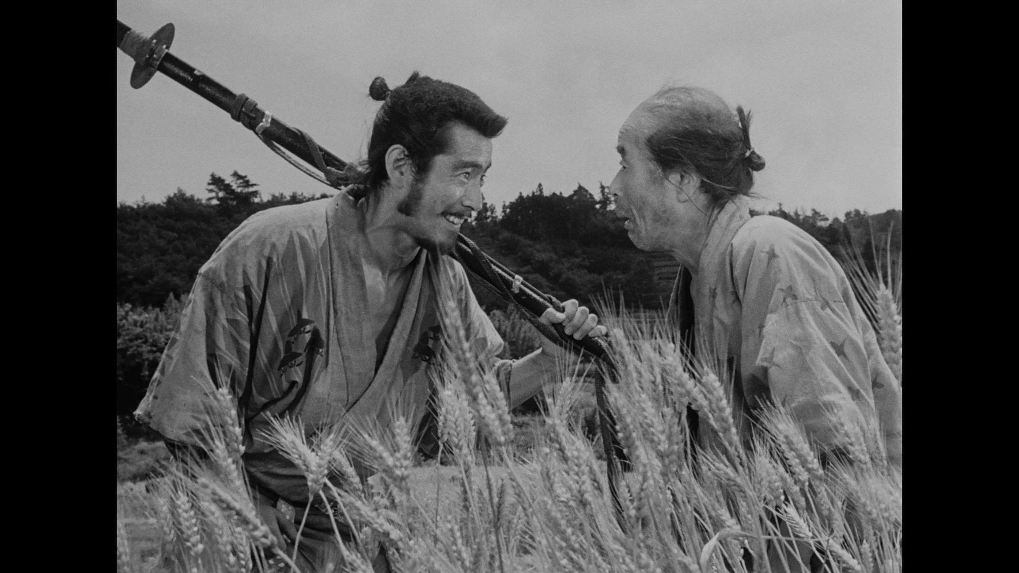 Screen capture from Seven Samurai