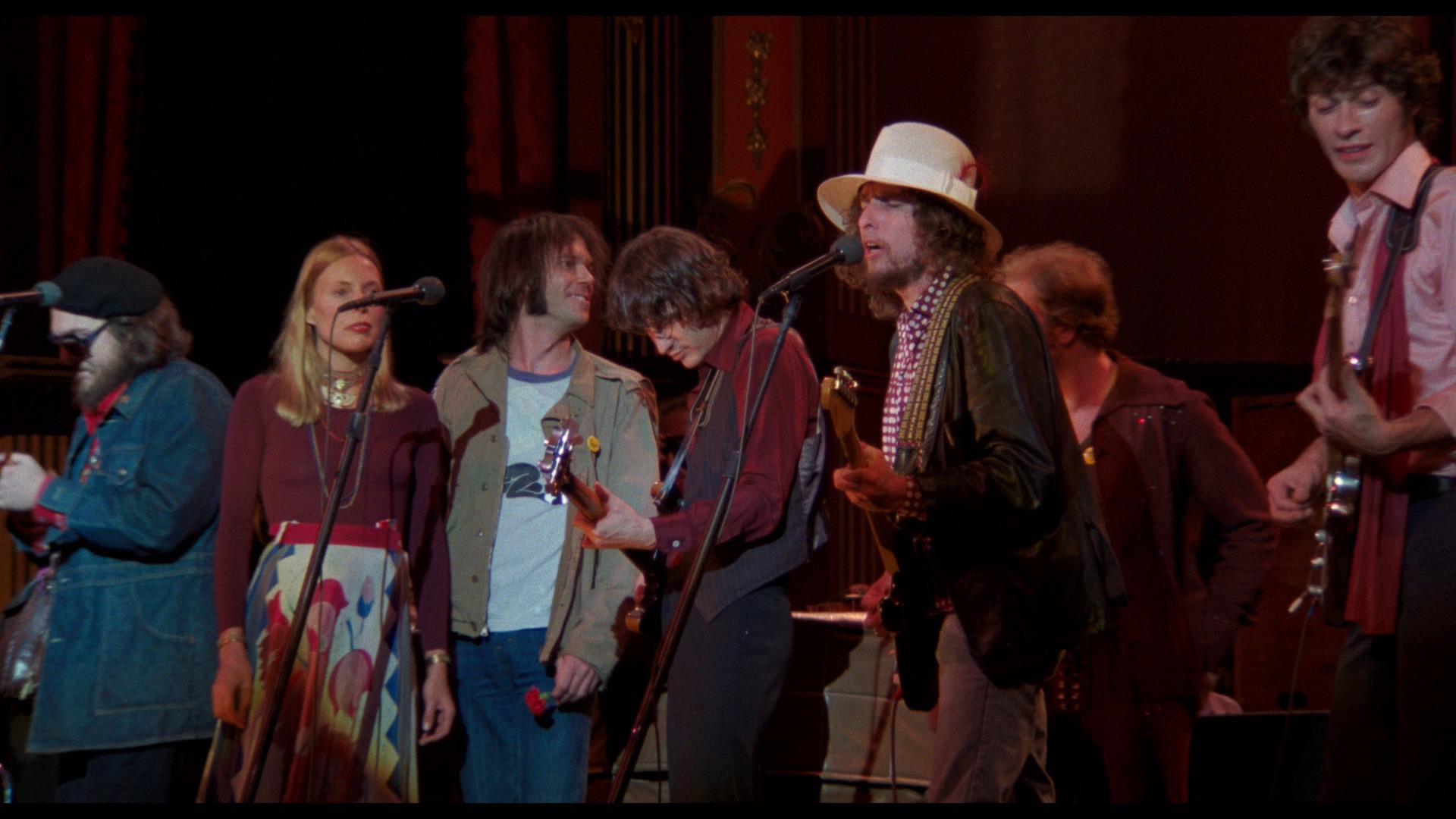 Screen capture from The Last Waltz