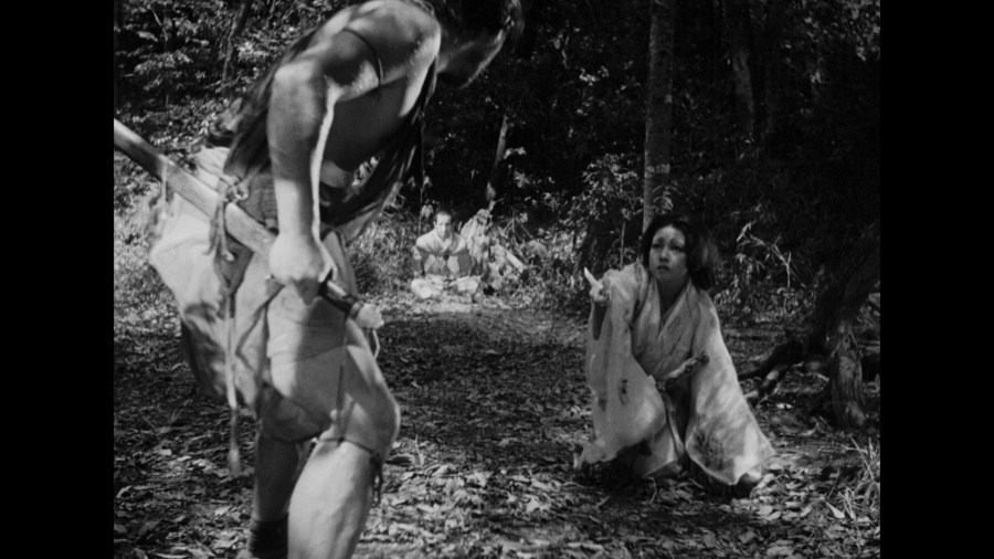 Screen capture from Rashomon
