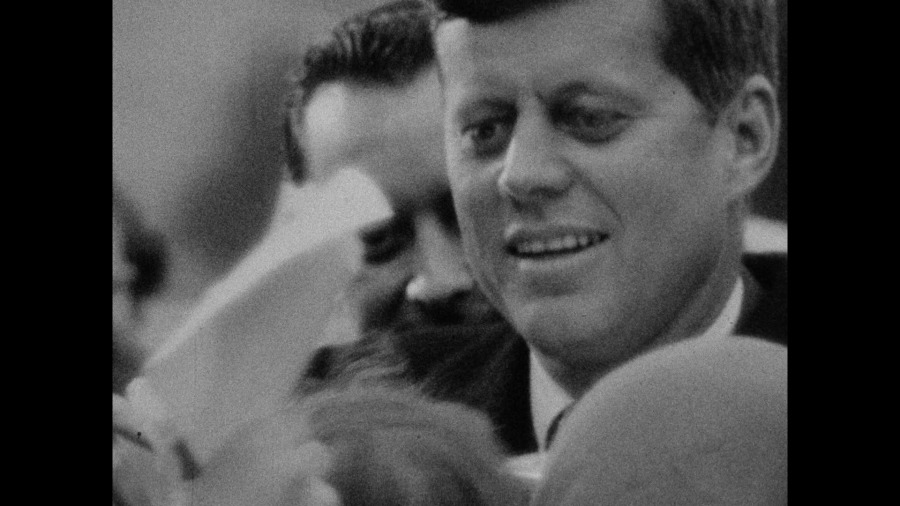 Screen capture from The Kennedy Films of Robert Drew & Associates
