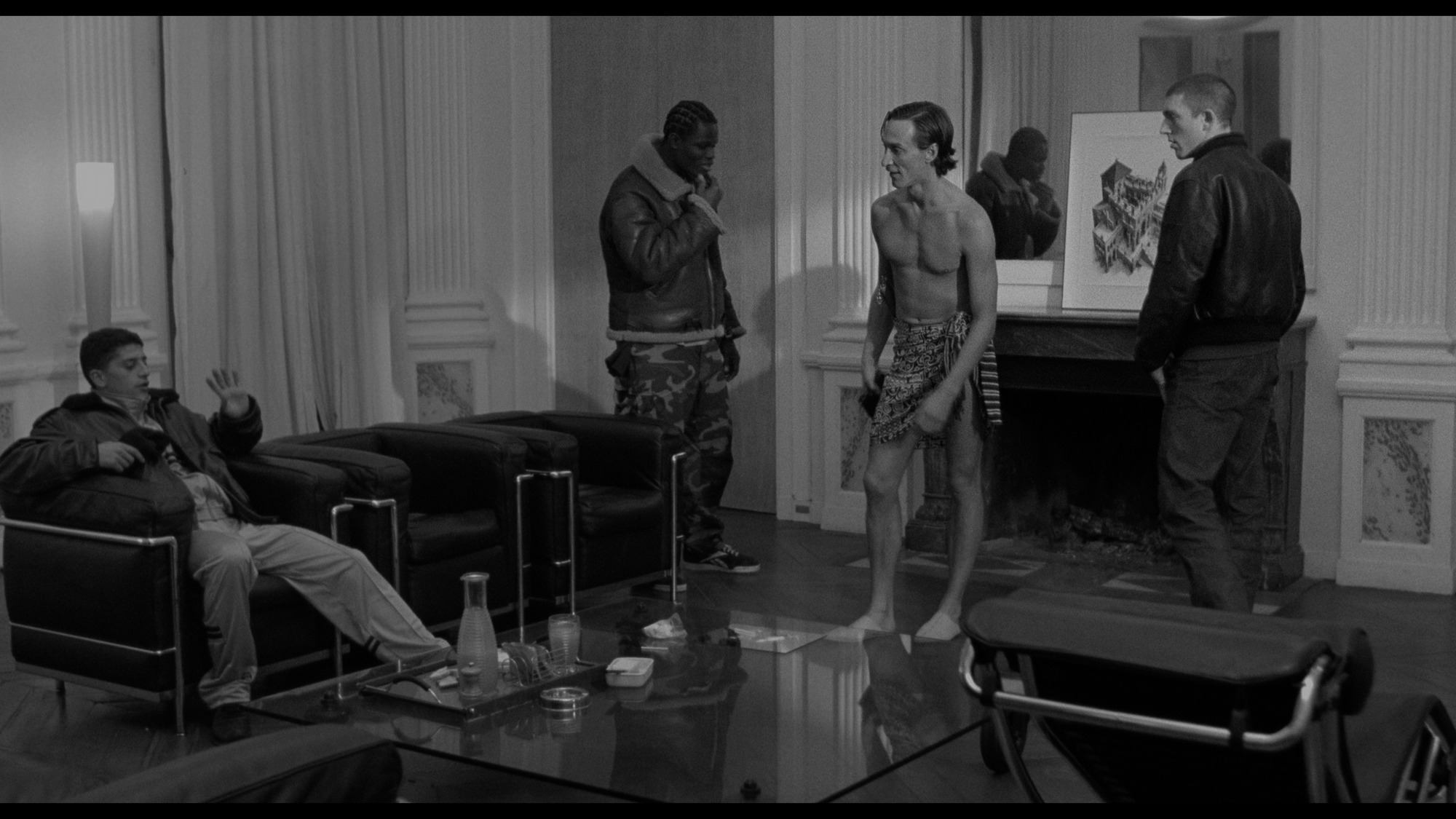 Screen capture from La haine