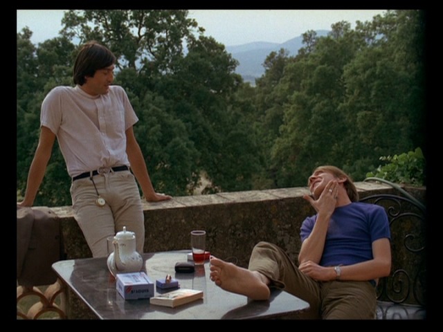 Screen capture from La collectionneuse
