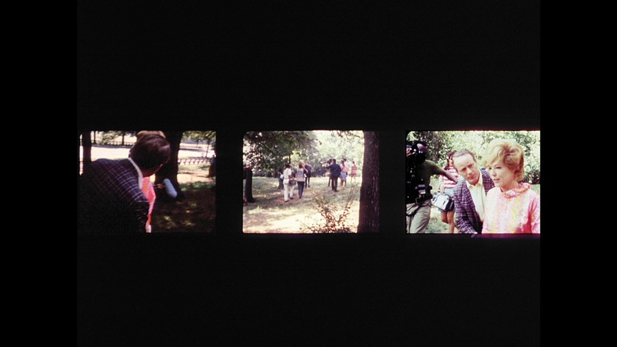 Screen capture from Symbiopsychotaxiplasm: Two Takes by William Greaves