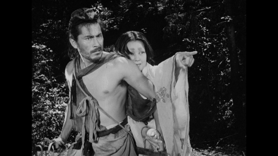 Screen capture from Rashomon