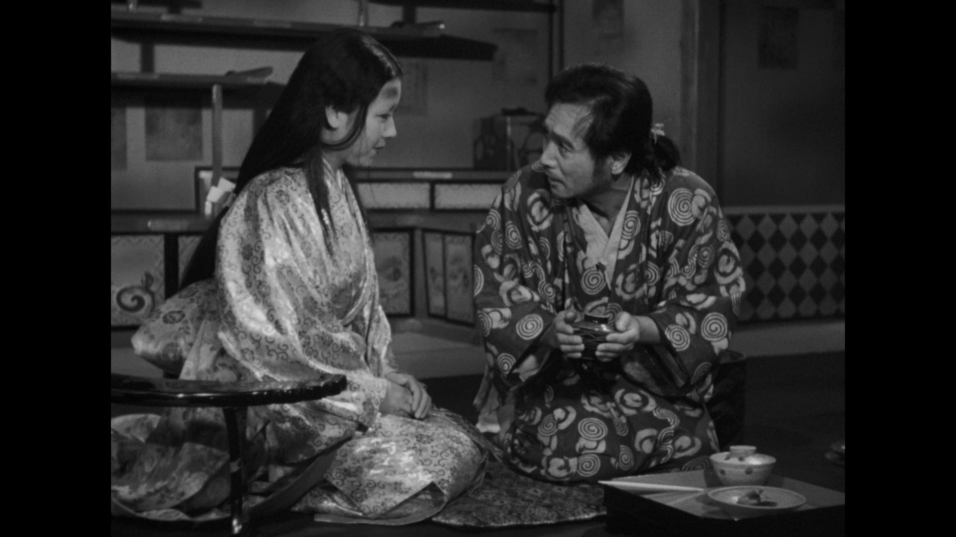 Screen capture from Ugetsu