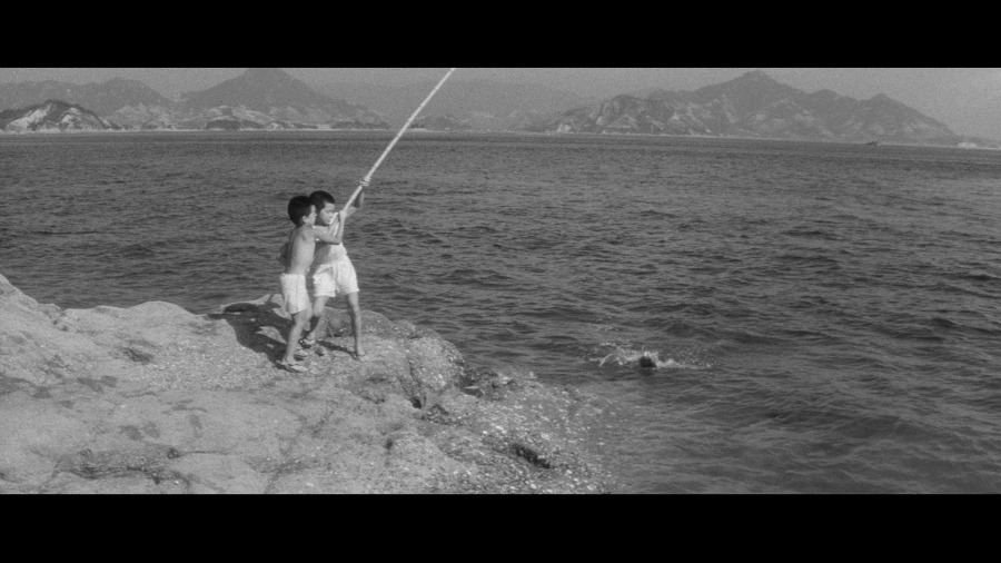 Screen capture from The Naked Island