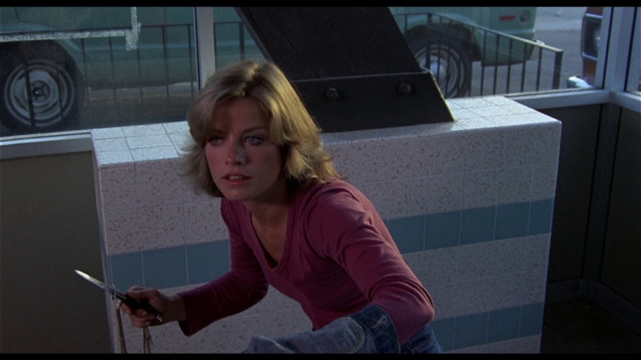 Screen capture from Switchblade Sisters