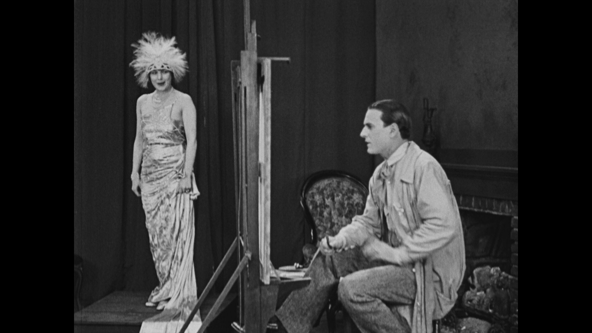 Screen capture from A Woman of Paris
