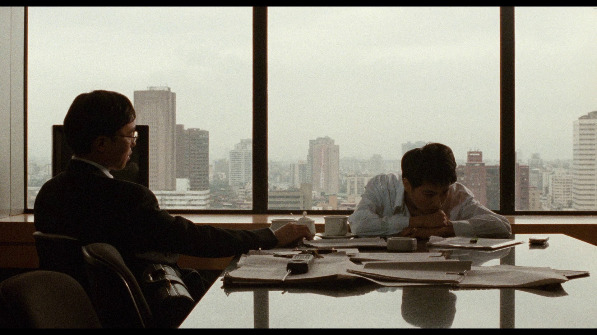 Screen capture from A Confucian Confusion / Mahjong: Two Films by Edward Yang
