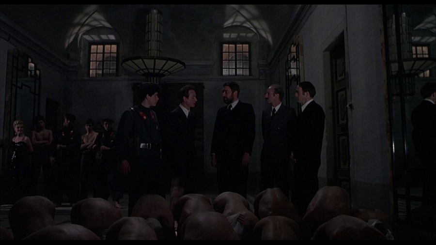 Screen capture from Salo, or the 120 Days of Sodom