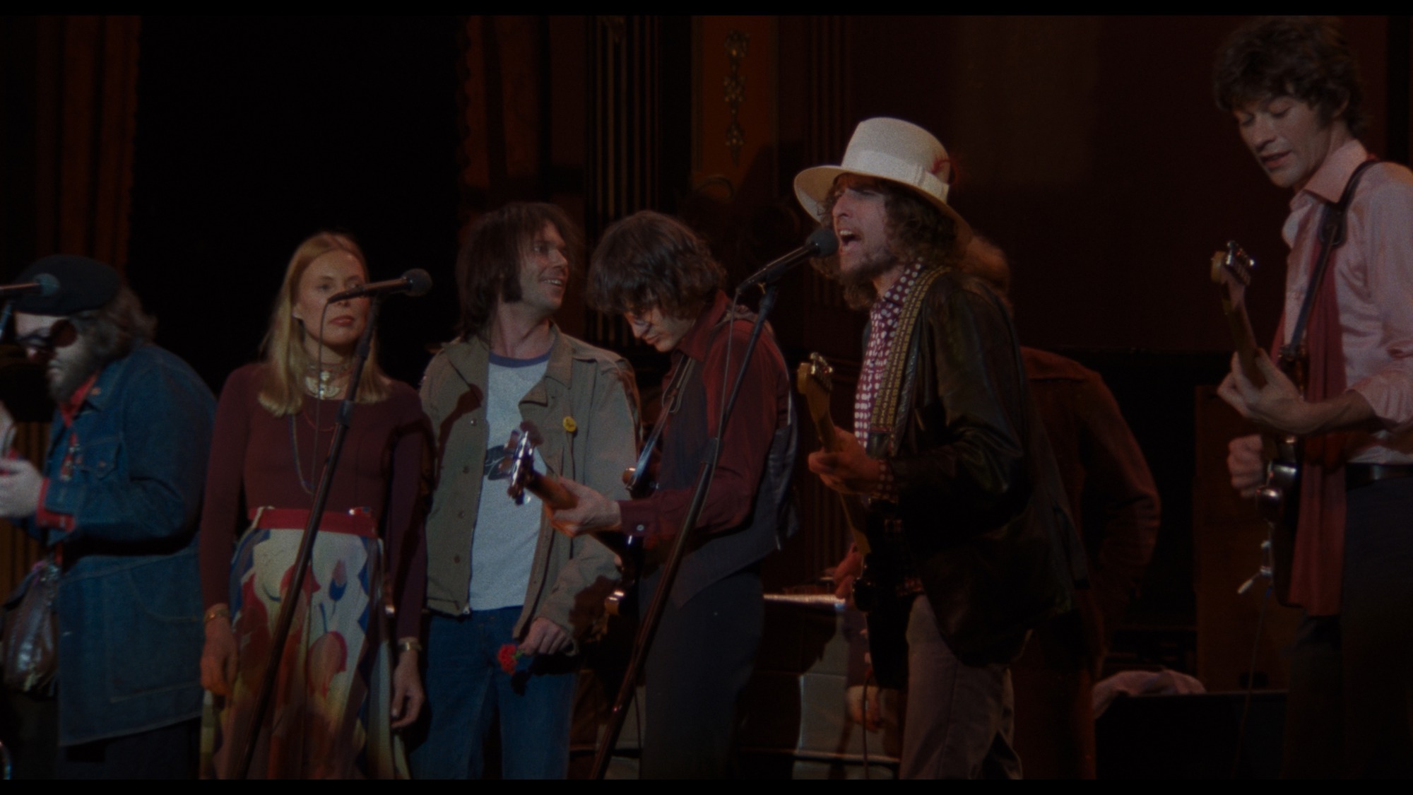 Screen capture from The Last Waltz