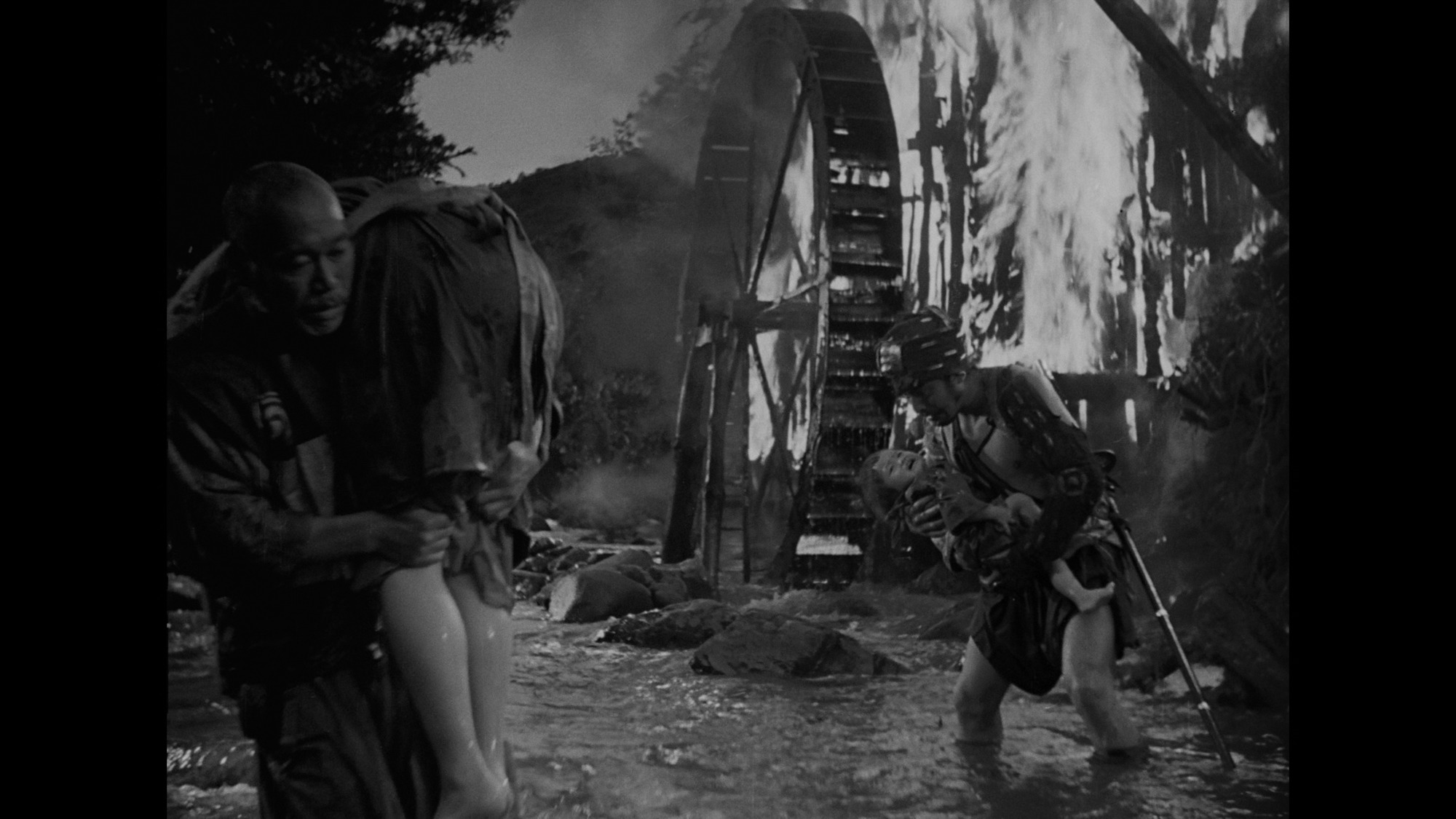 Screen capture from Seven Samurai