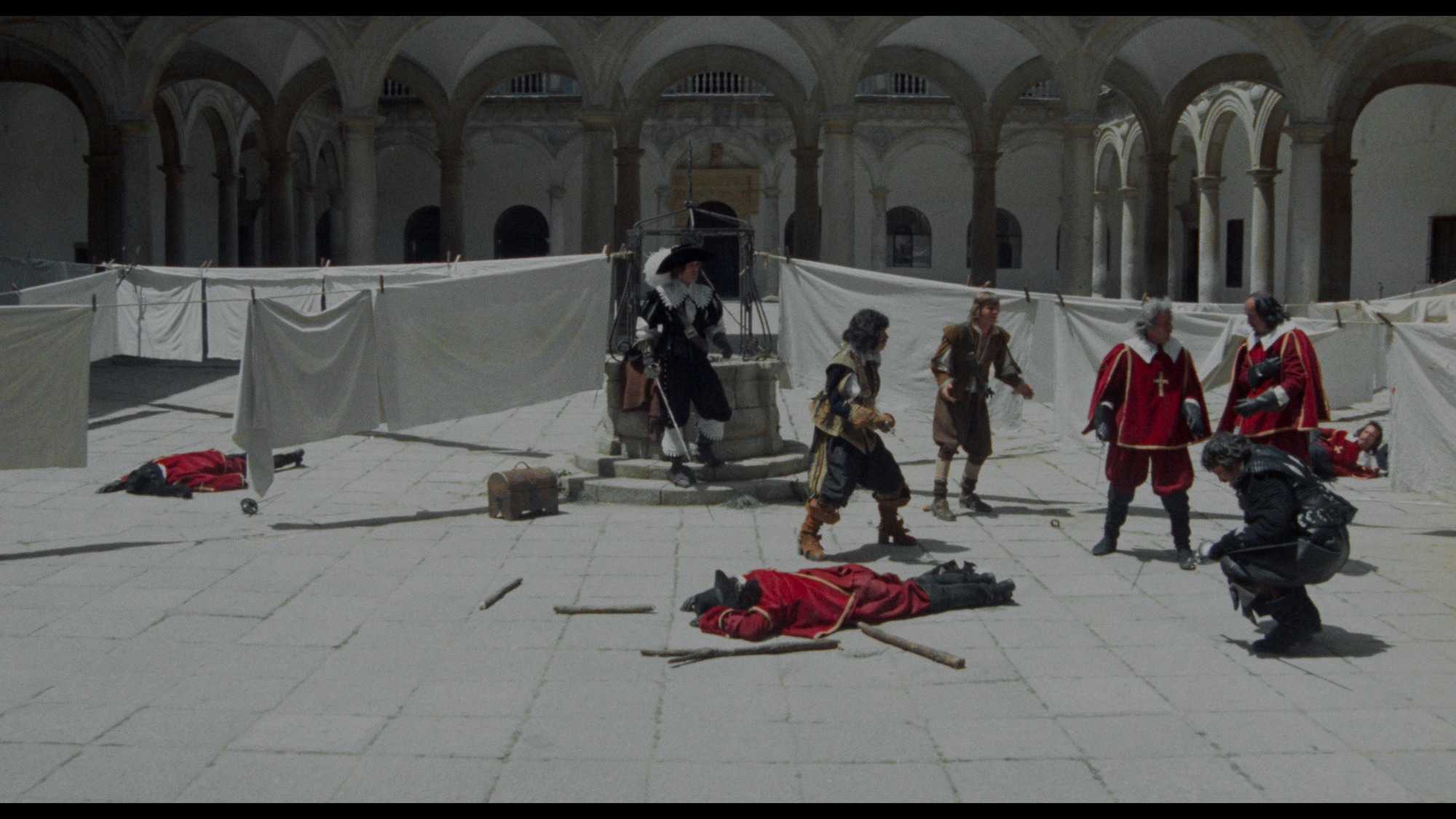 Screen capture from The Three Musketeers / The Four Musketeers: Two Films by Richard Lester