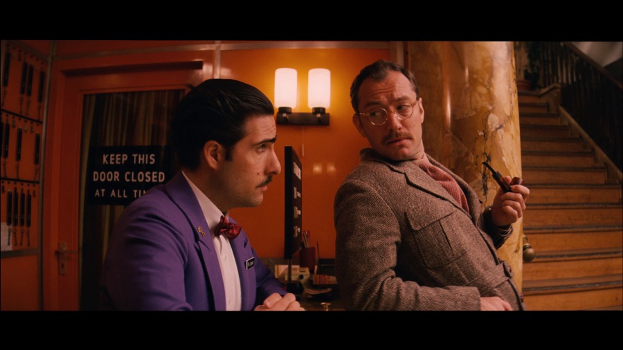 Screen capture from The Grand Budapest Hotel
