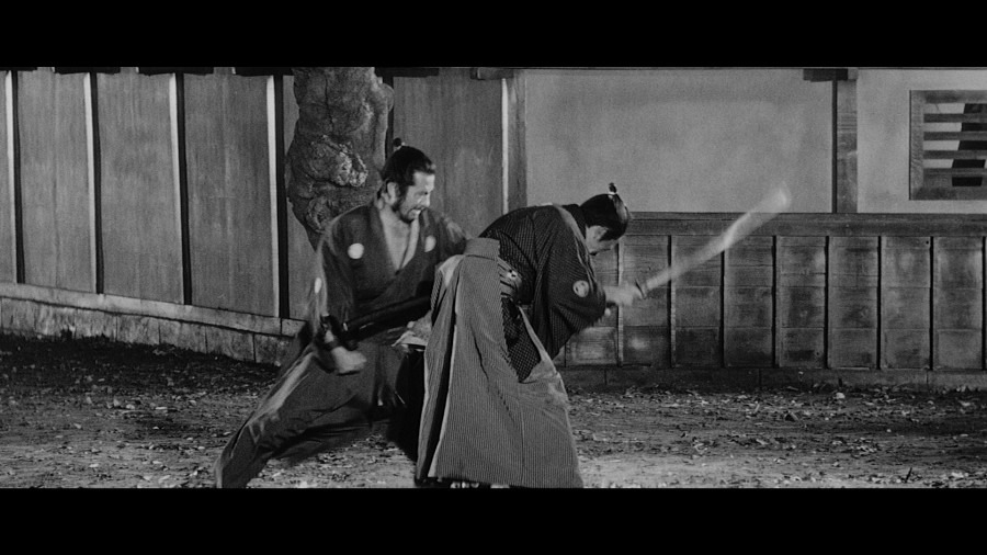 Screen capture from Sanjuro