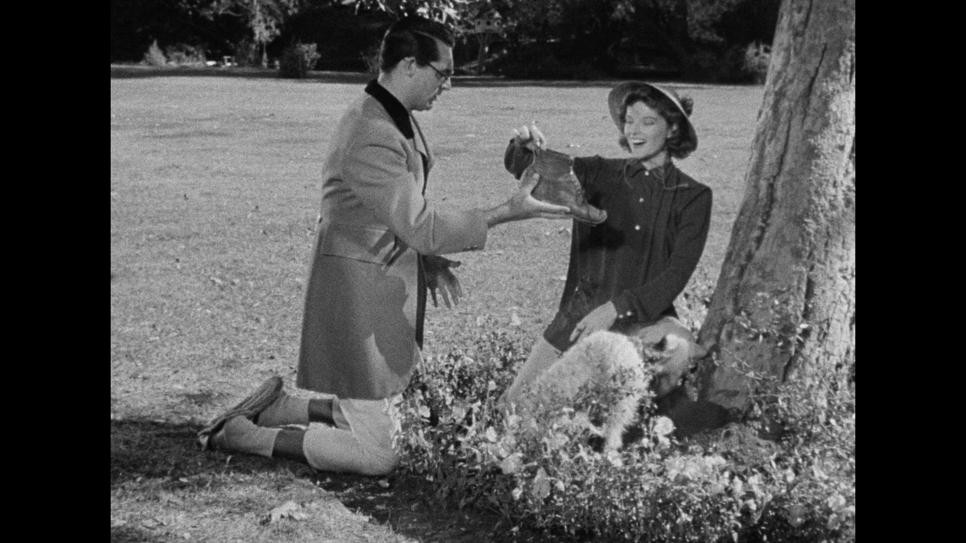 Screen capture from Bringing Up Baby