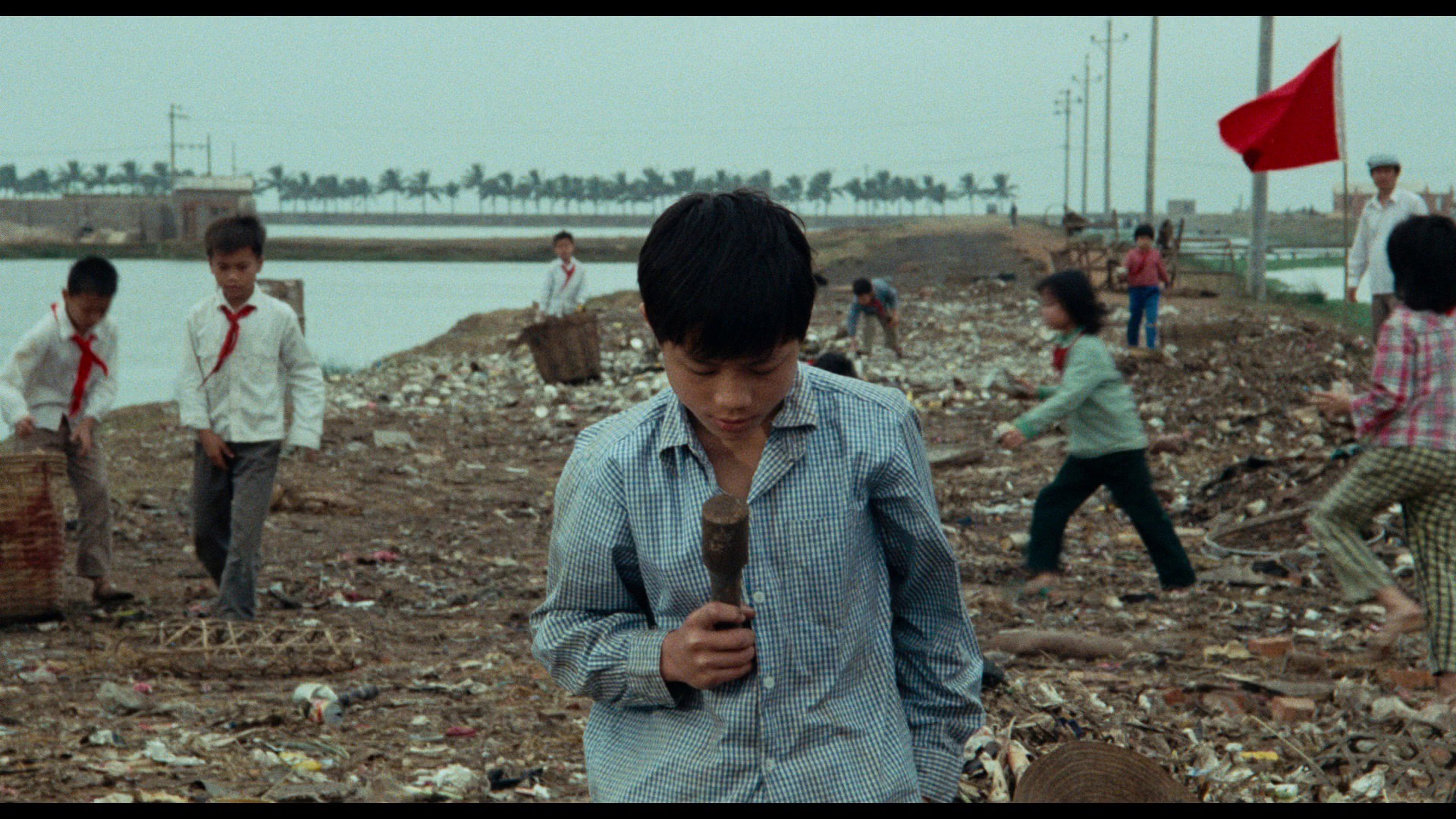 Screen capture from Boat People