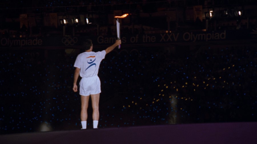 Screen capture from 100 Years of Olympic Films