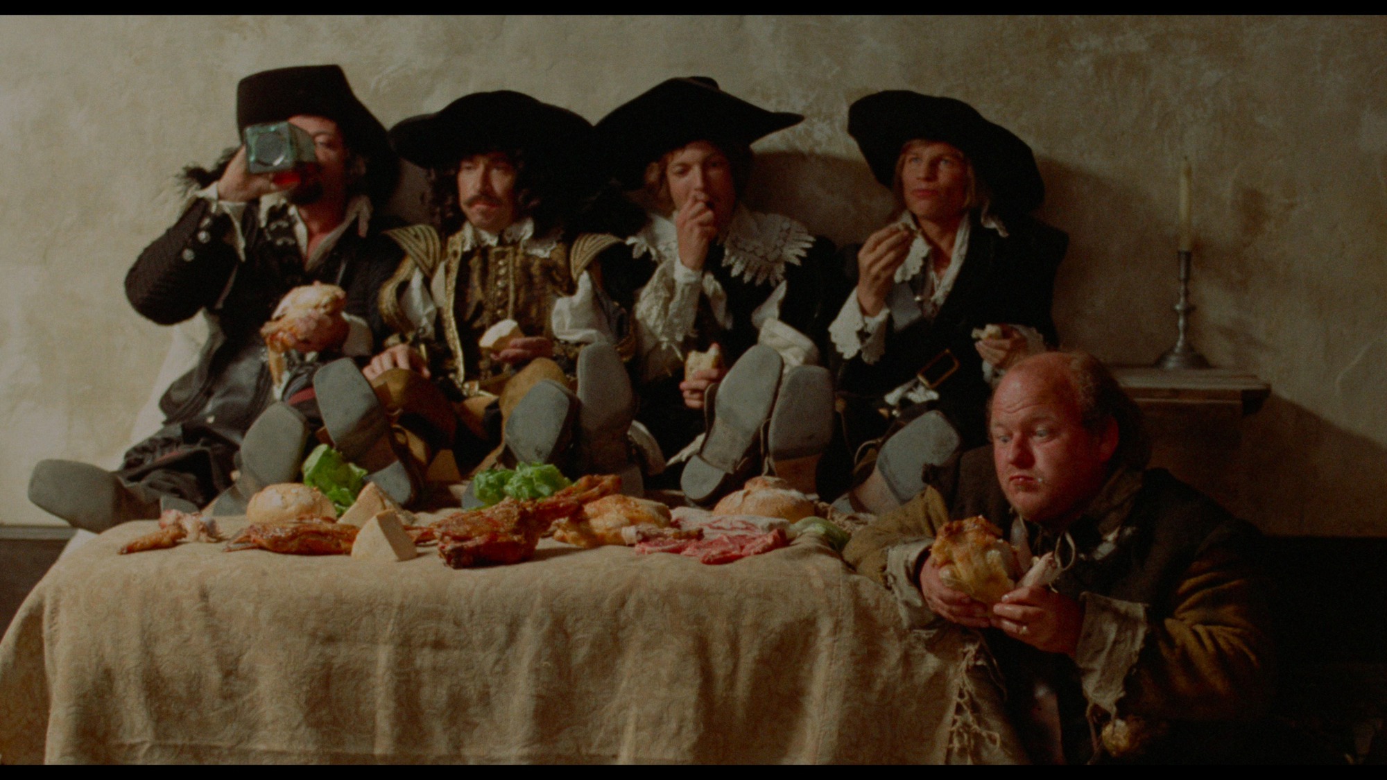 Screen capture from The Three Musketeers / The Four Musketeers: Two Films by Richard Lester