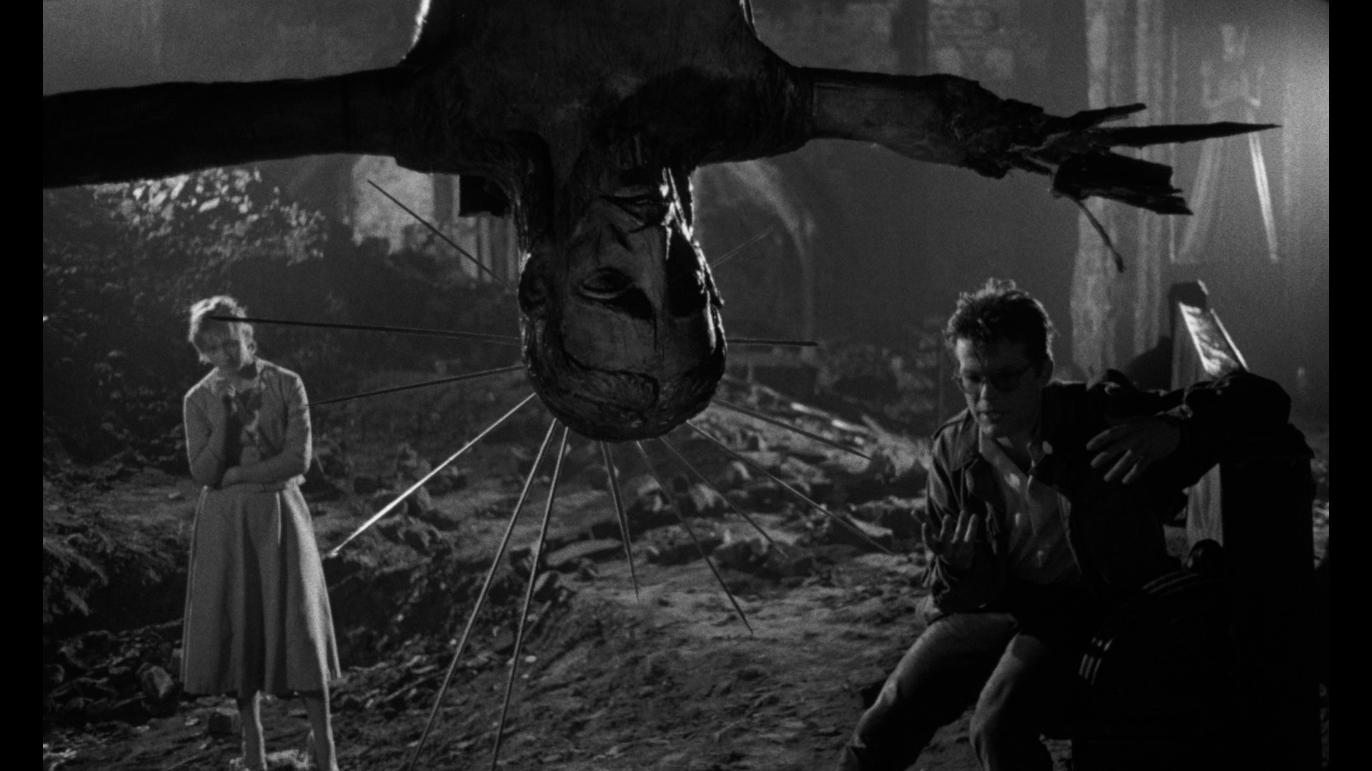 Screen capture from Ashes and Diamonds
