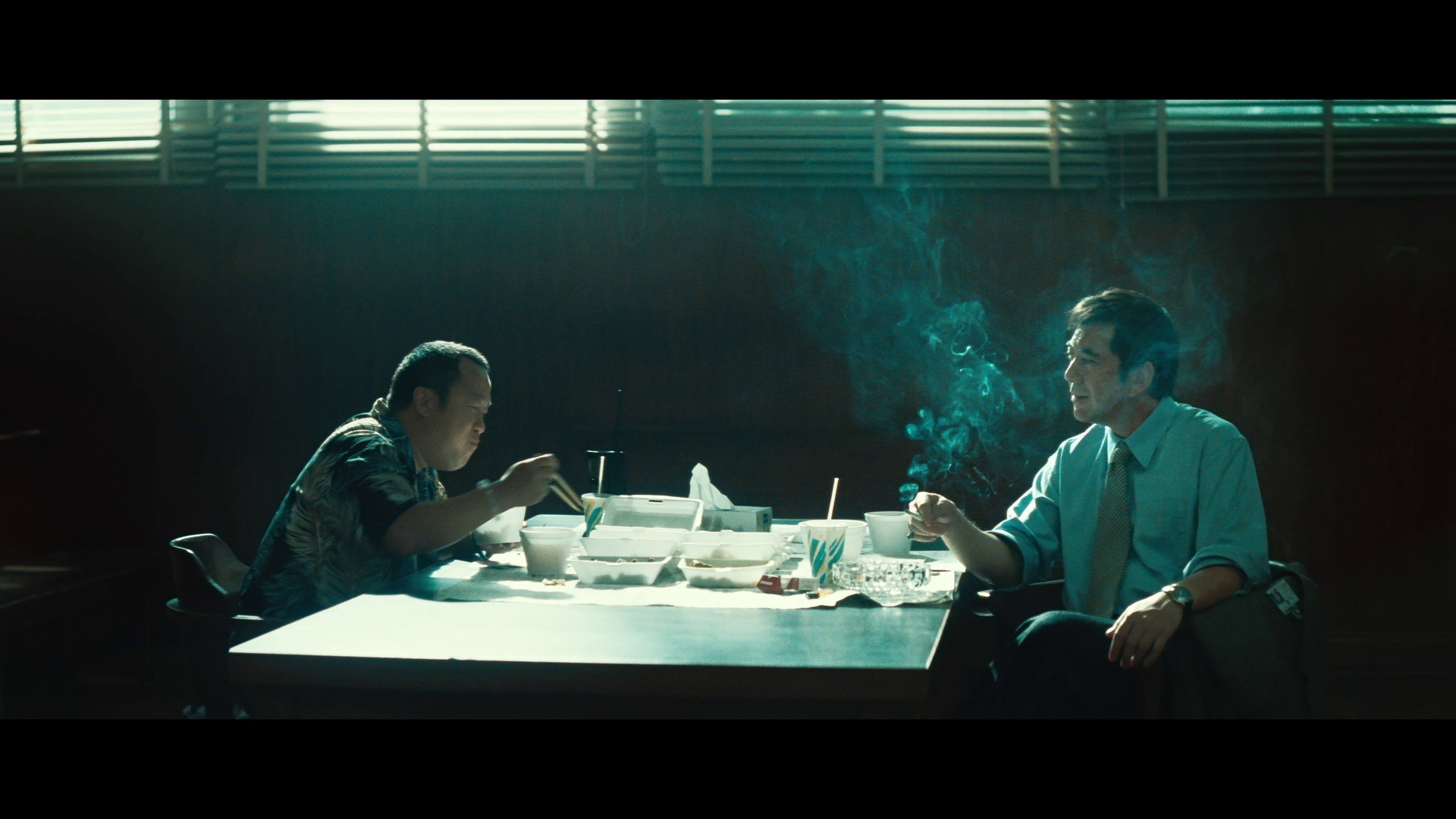 Screen capture from The Infernal Affairs Trilogy