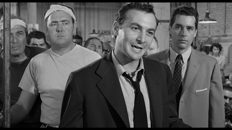 Screen capture from The Garment Jungle