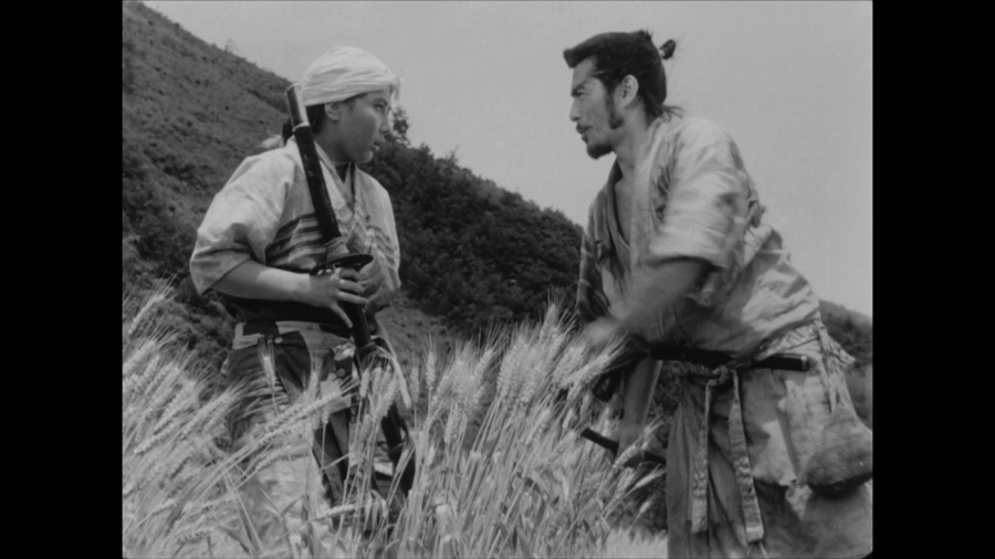 Screen capture from Seven Samurai