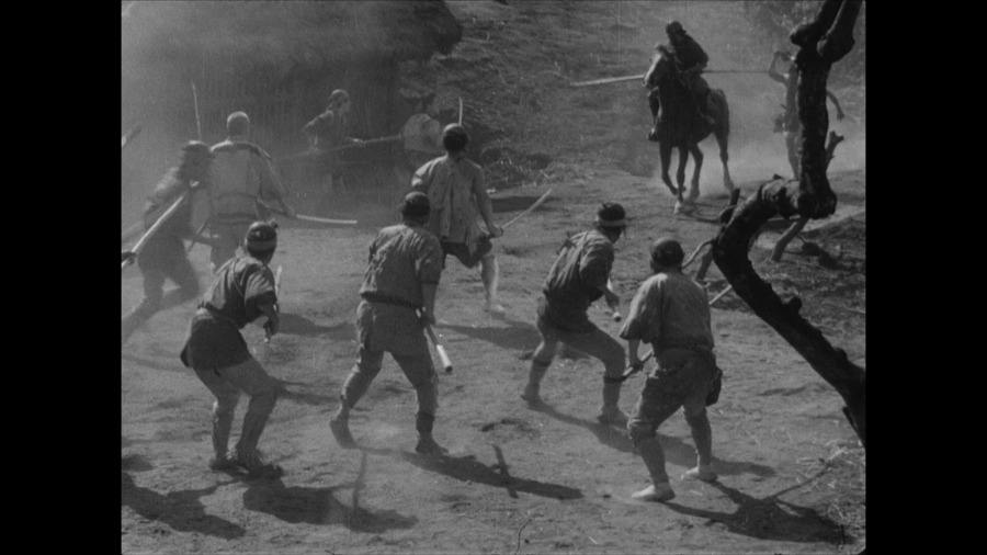 Screen capture from Seven Samurai